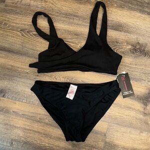 Zaful Black Women's Two-Piece Bikini Set